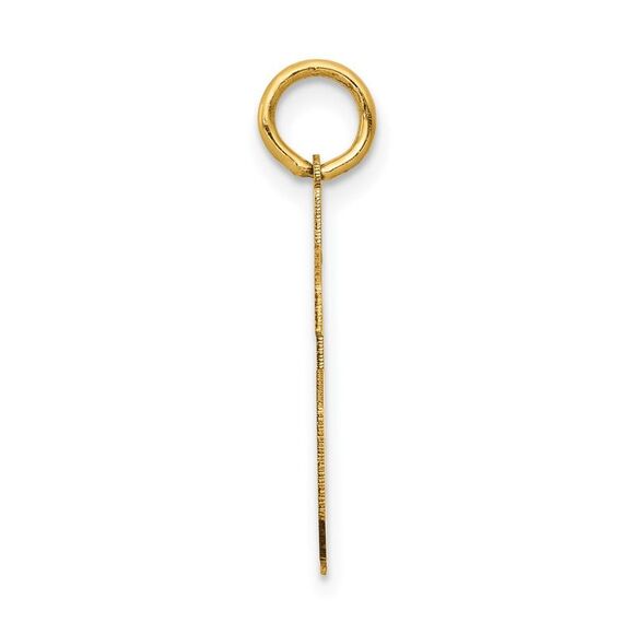 14k Yellow Gold, Jersey Collection, Medium Number 46 Pendant - Picture 2 of 5